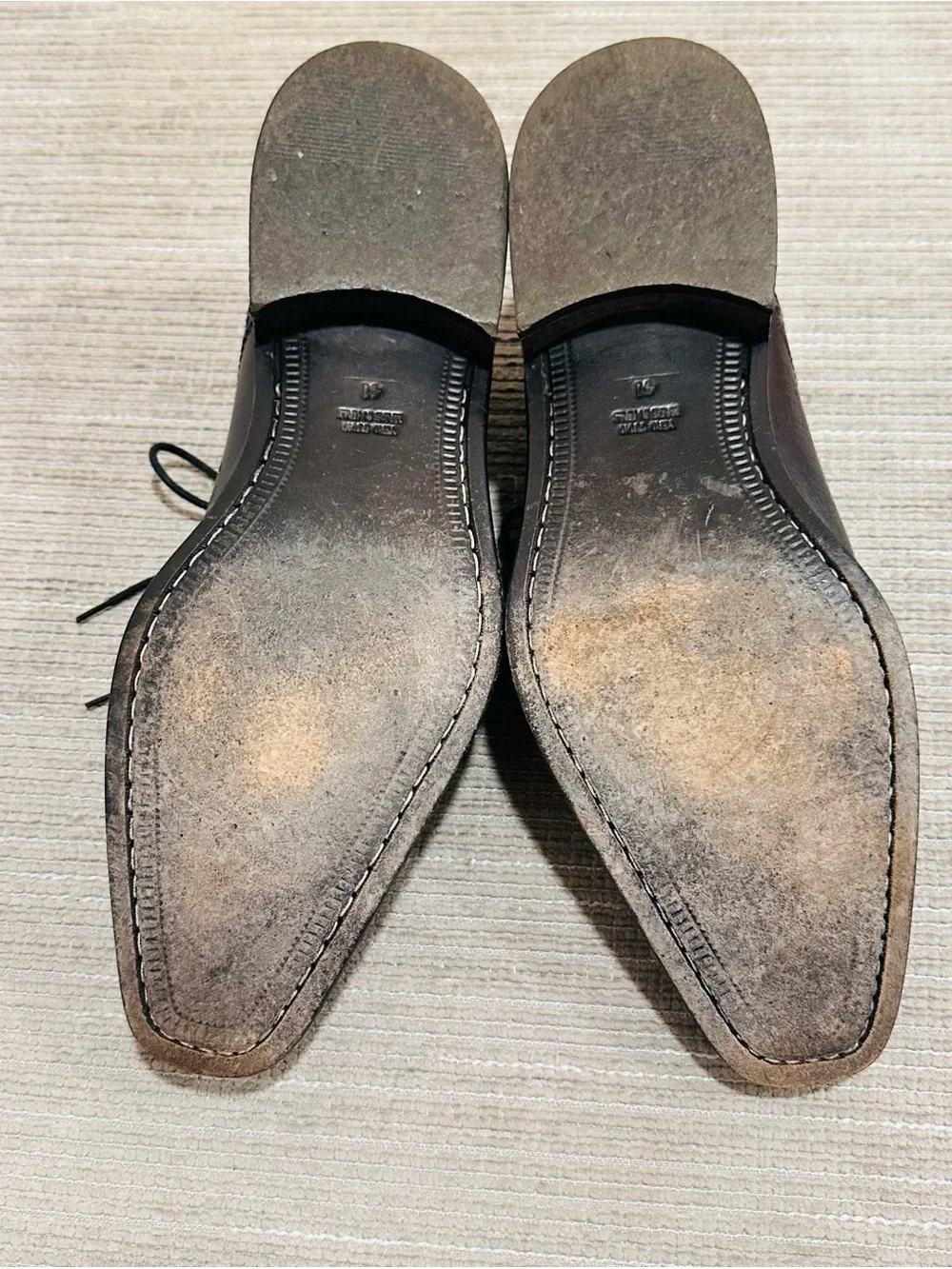 Bettaccini Exclusive Hand Made Shoes Oxford Brogue Men's 8 US / 41 EU Italy